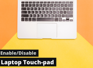 disable/enable laptop touch pad